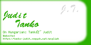 judit tanko business card